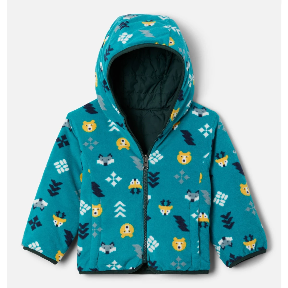 Toddler Columbia Double Trouble Reversible Jacket Purple Paisley 2 Toddler Columbia Double Trouble Reversible Jacket Purple Paisley - Image 2