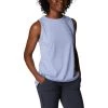 Women's Columbia Plus Sun Trek Tank Top Serenity Heather