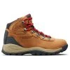 Women's Columbia Newton Ridge Plus Amped Waterproof Hiking Boots Elk/mountain Red