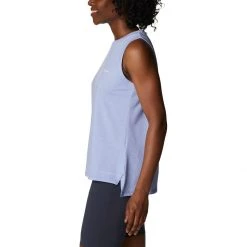 Women's Columbia Plus Sun Trek Tank Top Serenity Heather -Columbia popular shop unnamed file 195