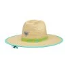 Women's Columbia PFG Baha Straw Sun Hat Turquoise Electric