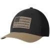 Adult Columbia Mesh Tree Flag Flexfit Hat Shark/british Tan