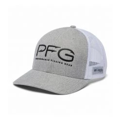 Adult Columbia PFG Hooks Mesh High Snapback Hat Cool Grey Heather/black -Columbia popular shop unnamed file 2144