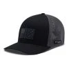 Kids' Columbia Mesh Flexfit Hat Black Graphite Fish