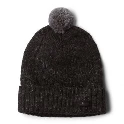 Women's Columbia Mighty Lite Pom Beanie Black Heather
