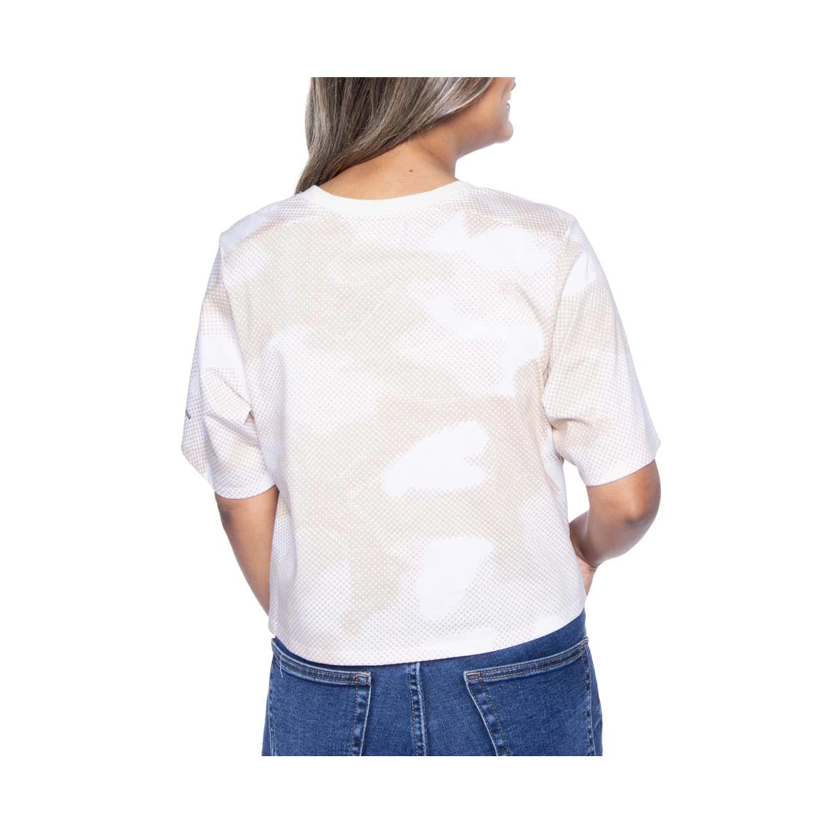 Columbia Women's Dallas Cowboys Column T-Shirt Tan 2 Columbia Women's Dallas Cowboys Column T-Shirt Tan - Image 2