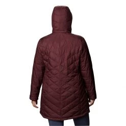 Women's Columbia Heavenly Long Hooded Jacket Malbec -Columbia popular shop unnamed file 247