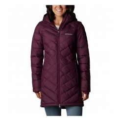 Women's Columbia Heavenly Long Hooded Jacket Malbec -Columbia popular shop unnamed file 248
