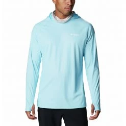 Men's Columbia PFG Terminal Deflector ZERO Hooded Long Sleeve Shirt Vivid Blue 9 Men's Columbia PFG Terminal Deflector ZERO Hooded Long Sleeve Shirt Vivid Blue -Columbia popular shop unnamed file 268