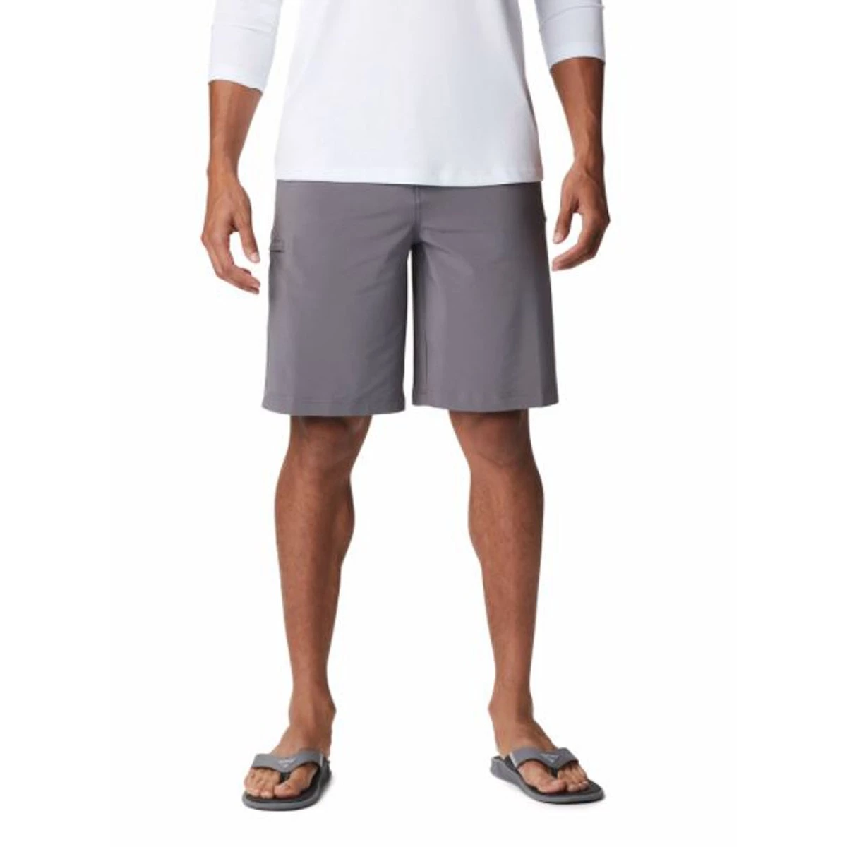 Men's Columbia PFG Grander Marlin II Offshore Hybrid Shorts Fossil 4 Men's Columbia PFG Grander Marlin II Offshore Hybrid Shorts Fossil - Image 4