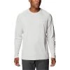 Men's Columbia PFG Terminal Tackle Heather Long Sleeve Shirt Atoll Heather