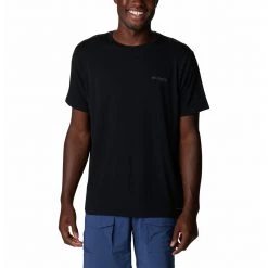 Men's Columbia PFG Fish Flag Tech T-Shirt City Grey/red Hibiscus -Columbia popular shop unnamed file 341