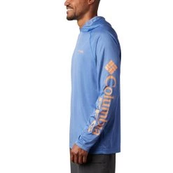 Men's Columbia PFG Terminal Tackle Heather Hoodie Vivid Blue Heather 18 Men's Columbia PFG Terminal Tackle Heather Hoodie Vivid Blue Heather -Columbia popular shop unnamed file 393