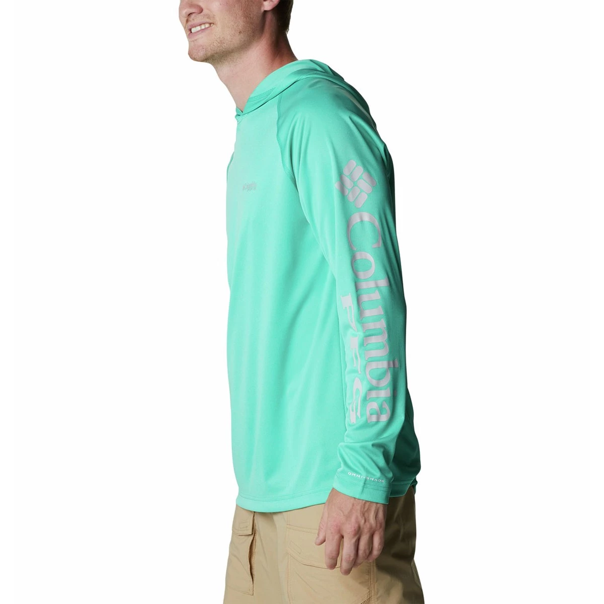 Men's Columbia PFG Terminal Tackle Heather Hoodie Vivid Blue Heather 10 Men's Columbia PFG Terminal Tackle Heather Hoodie Vivid Blue Heather - Image 10