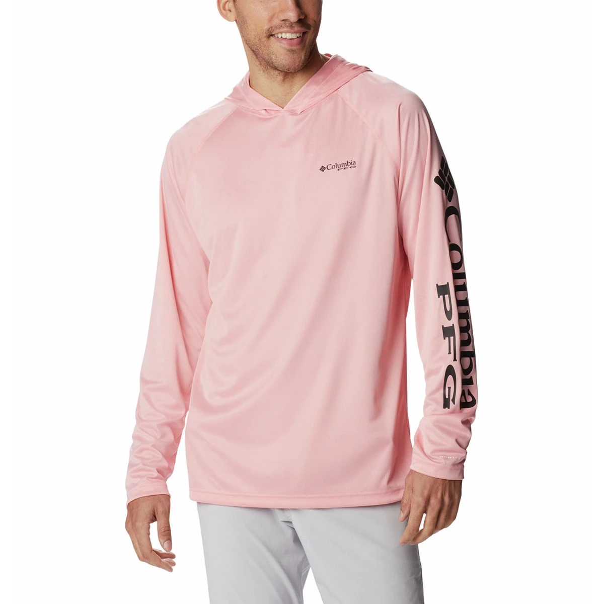 Men's Columbia PFG Terminal Tackle Heather Hoodie Vivid Blue Heather 12 Men's Columbia PFG Terminal Tackle Heather Hoodie Vivid Blue Heather - Image 12