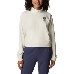 Women's Columbia Trek French Terry 1/2 Zip Safari