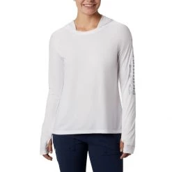 Women's Columbia PFG Tidal Tee™ Hoodie Deep Marine Lime -Columbia popular shop unnamed file 459