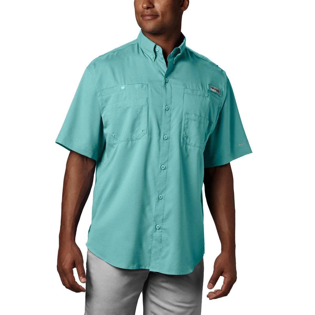 Men's Columbia PFG Tamiami II Short Sleeve Shirt Fossil 8 Men's Columbia PFG Tamiami II Short Sleeve Shirt Fossil - Image 8