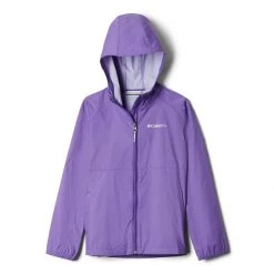 Girls' Columbia Switchback II Rain Jacket Red Hibiscus
