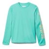 Boys' Columbia PFG Terminal Tackle Long Sleeve Fishing Shirt Turquoise