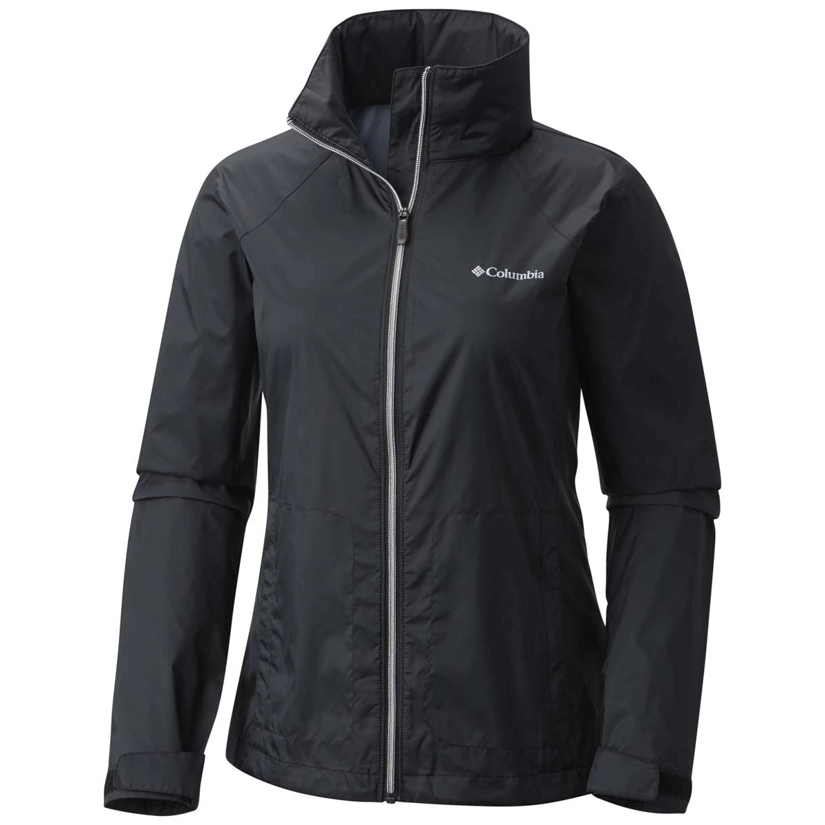 Women's Columbia Plus Switchback III Rain Jacket Black 2 Women's Columbia Plus Switchback III Rain Jacket Black - Image 2