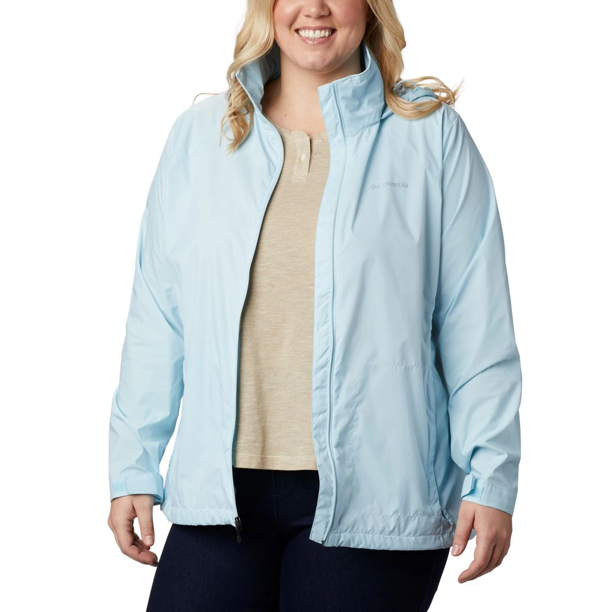 Women's Columbia Plus Switchback III Rain Jacket Black 3 Women's Columbia Plus Switchback III Rain Jacket Black - Image 3