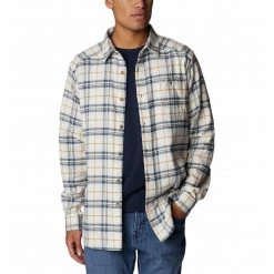 Men's Columbia Cornell Woods Flannel Long Sleeve Shirt Dark Mountain -Columbia popular shop unnamed file 520
