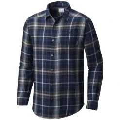 Men's Columbia Cornell Woods Flannel Long Sleeve Shirt Dark Mountain -Columbia popular shop unnamed file 521