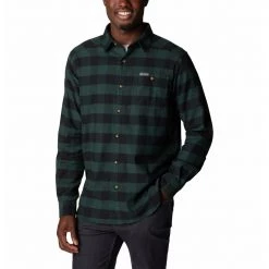 Men's Columbia Cornell Woods Flannel Long Sleeve Shirt Dark Mountain -Columbia popular shop unnamed file 523