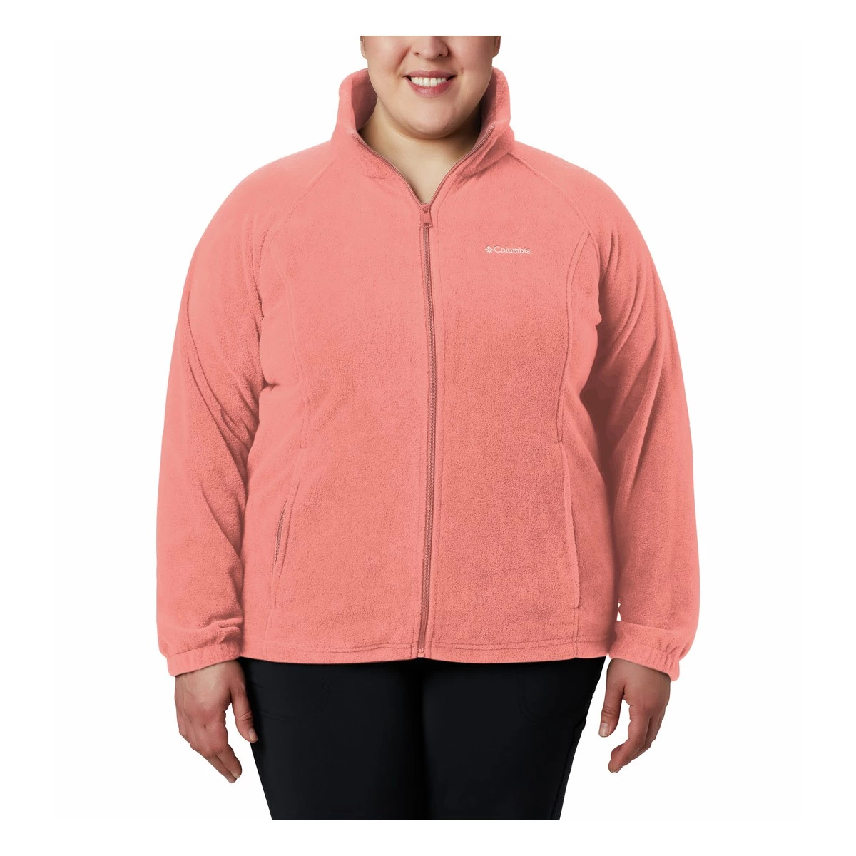 Women's Columbia Plus Benton Springs Full Zip Jacket Coral Reef 5 Women's Columbia Plus Benton Springs Full Zip Jacket Coral Reef - Image 5