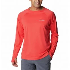 Men's Columbia PFG Zero Rules Ice Long Sleeve Shirt Carbon