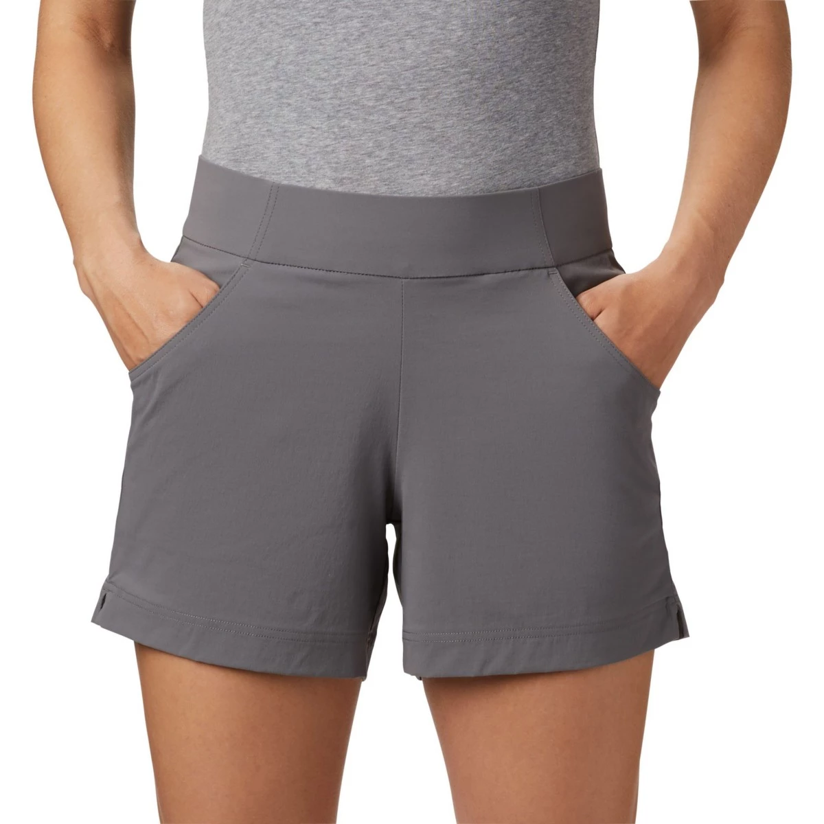 Women's Columbia Anytime Chino Shorts City Grey 5 Women's Columbia Anytime Chino Shorts City Grey - Image 5