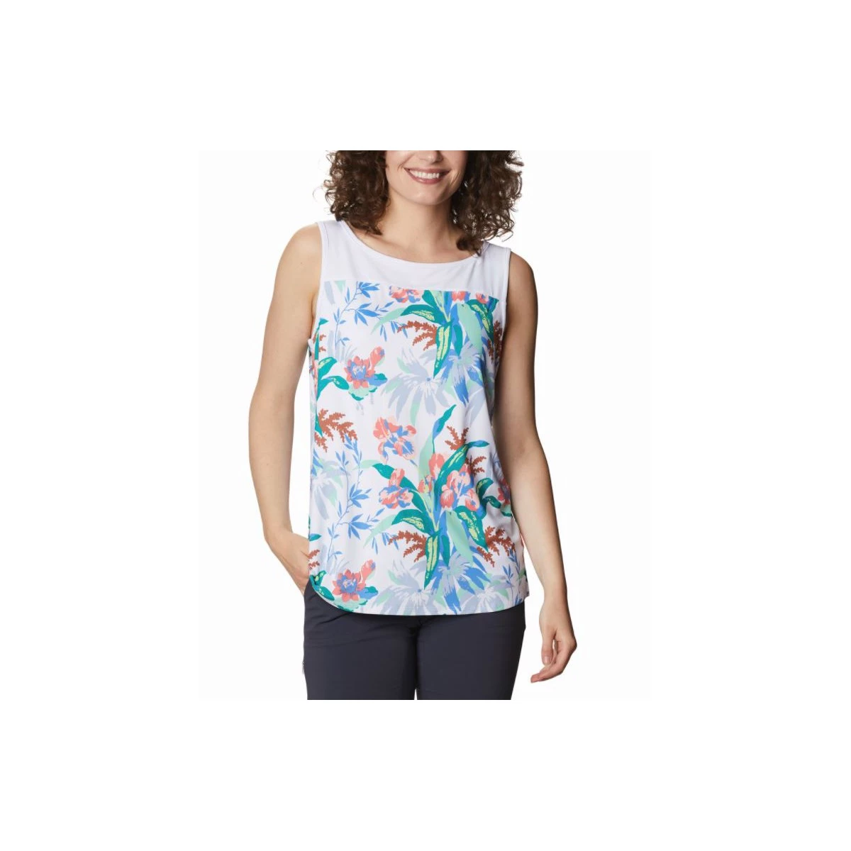 Women's Columbia Chill River Tank Top White Lakeshore 5 Women's Columbia Chill River Tank Top White Lakeshore - Image 5