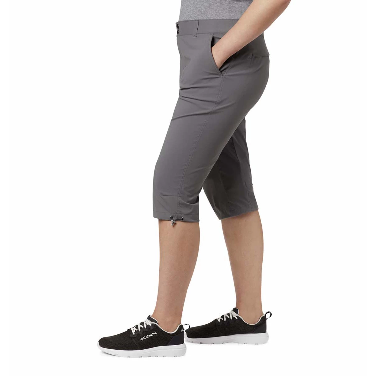 Women's Columbia Plus Saturday Trail II Capris City Grey 3 Women's Columbia Plus Saturday Trail II Capris City Grey - Image 3