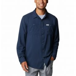 Men's Columbia Utilizer Woven Shirt Collegiate Navy