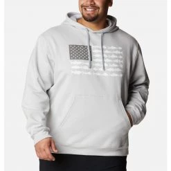 Men's Columbia PFG Fish Flag II Hoodie City Grey/texas -Columbia popular shop unnamed file 923