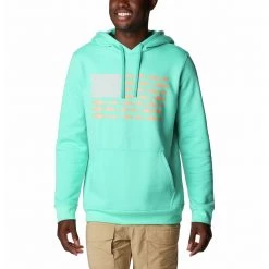 Men's Columbia PFG Fish Flag II Hoodie City Grey/texas -Columbia popular shop unnamed file 932