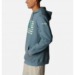 Men's Columbia PFG Fish Flag II Hoodie City Grey/texas -Columbia popular shop unnamed file 933