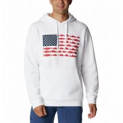 Men's Columbia PFG Fish Flag II Hoodie City Grey/texas -Columbia popular shop unnamed file 934