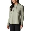 Women's Columbia Plus Sun Trek Hooded Pullover Mango Heather