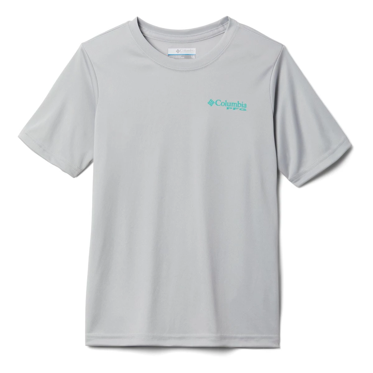 Boys' Columbia PFG Terminal Tackle Fish Flag T-Shirt Grey Heather 3 Boys' Columbia PFG Terminal Tackle Fish Flag T-Shirt Grey Heather - Image 3
