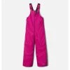 Girls' Columbia Snowslope II Bibs Plum