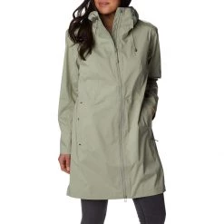 Women's Columbia Weekend Adventure Long Rain Jacket Safari -Columbia popular shop unnamed file 974