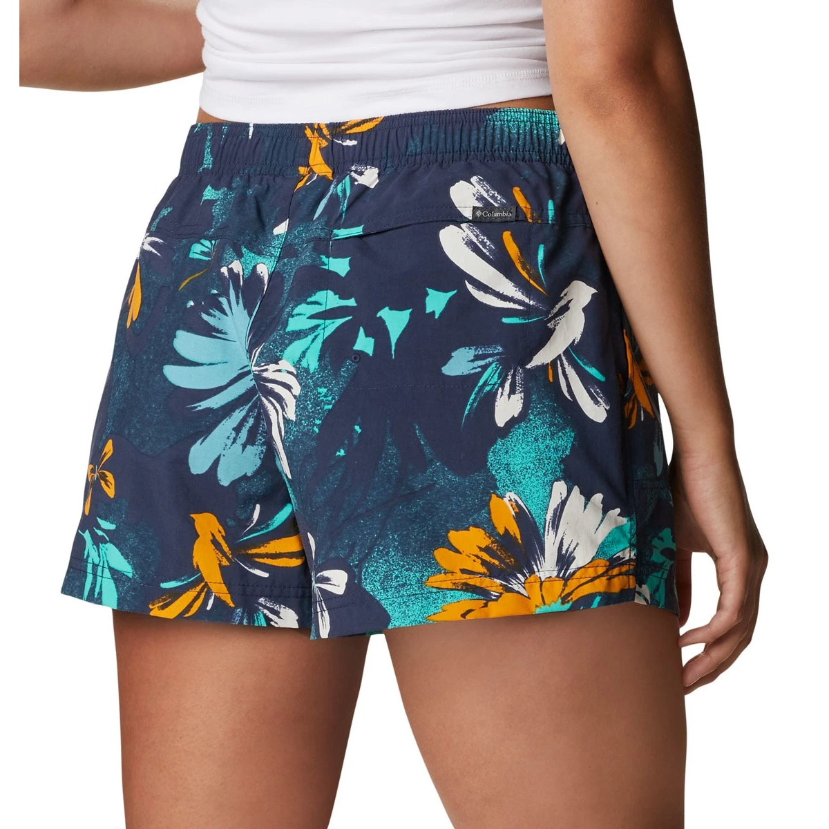 Women's Columbia Plus Sandy River II Printed Hybrid Shorts Nocturnal Daisy 2 Women's Columbia Plus Sandy River II Printed Hybrid Shorts Nocturnal Daisy - Image 2